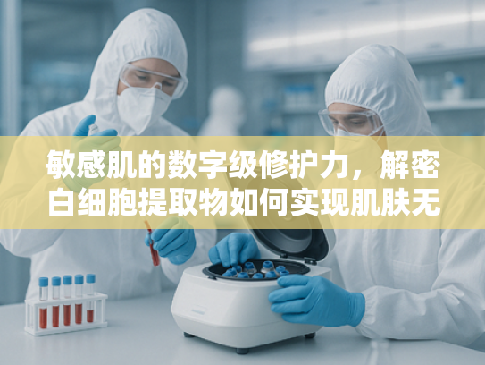 敏感肌的数字级修护力，解密白细胞提取物如何实现肌肤无痕P图
