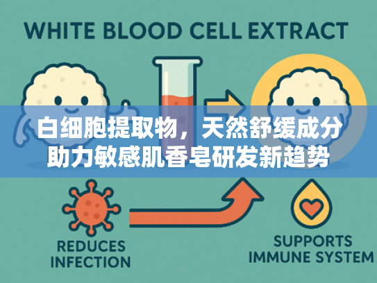 白细胞提取物，天然舒缓成分助力敏感肌香皂研发新趋势