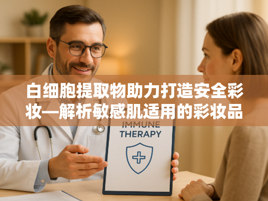 白细胞提取物助力打造安全彩妆—解析敏感肌适用的彩妆品牌核心原料