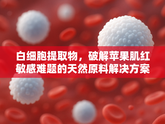 白细胞提取物，破解苹果肌红敏感难题的天然原料解决方案