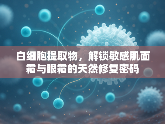 白细胞提取物，解锁敏感肌面霜与眼霜的天然修复密码