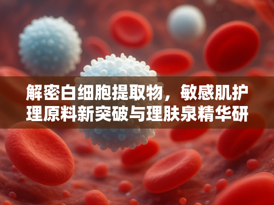 解密白细胞提取物，敏感肌护理原料新突破与理肤泉精华研发趋势
