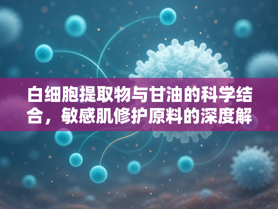 白细胞提取物与甘油的科学结合，敏感肌修护原料的深度解析