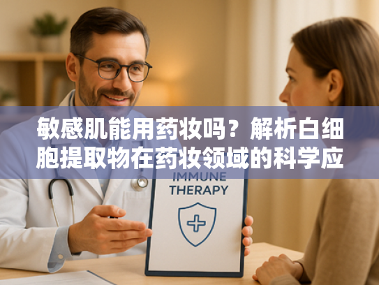 敏感肌能用药妆吗？解析白细胞提取物在药妆领域的科学应用