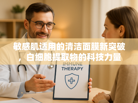 敏感肌适用的清洁面膜新突破，白细胞提取物的科技力量