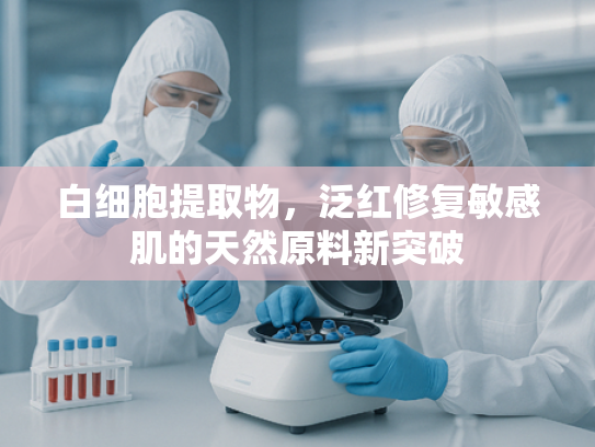 白细胞提取物，泛红修复敏感肌的天然原料新突破