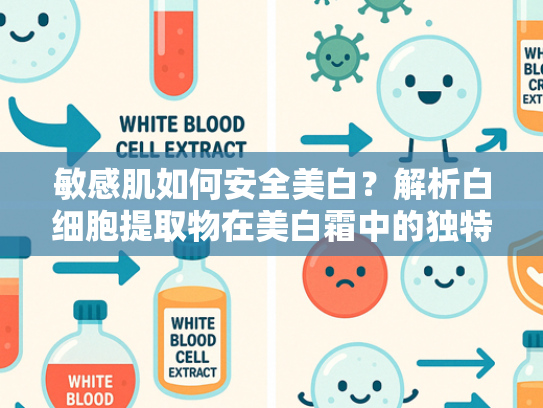 敏感肌如何安全美白？解析白细胞提取物在美白霜中的独特优势