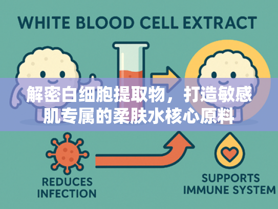 解密白细胞提取物，打造敏感肌专属的柔肤水核心原料