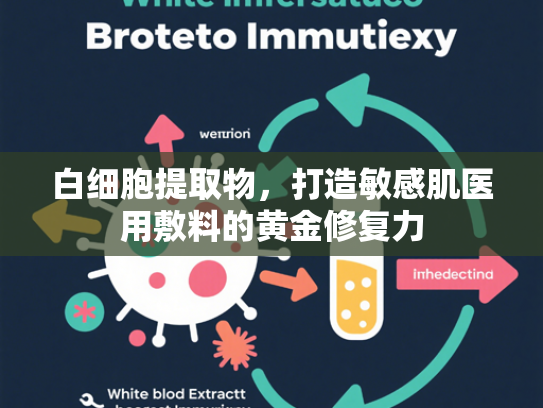 白细胞提取物，打造敏感肌医用敷料的黄金修复力