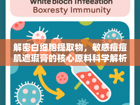 解密白细胞提取物，敏感痘痘肌遮瑕膏的核心原料科学解析