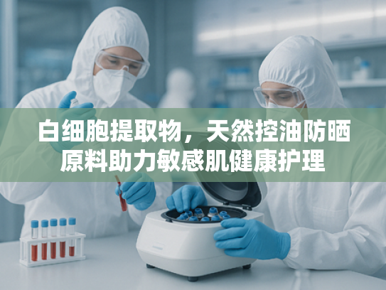 白细胞提取物，天然控油防晒原料助力敏感肌健康护理