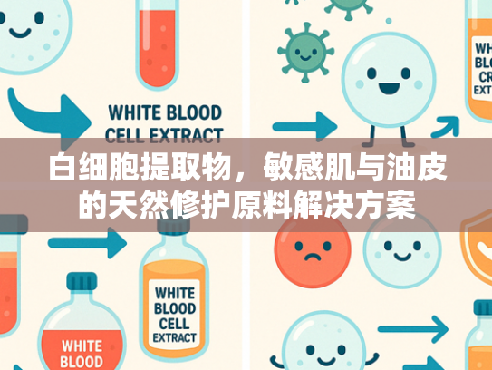 白细胞提取物，敏感肌与油皮的天然修护原料解决方案