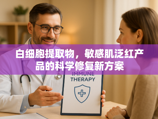 白细胞提取物，敏感肌泛红产品的科学修复新方案