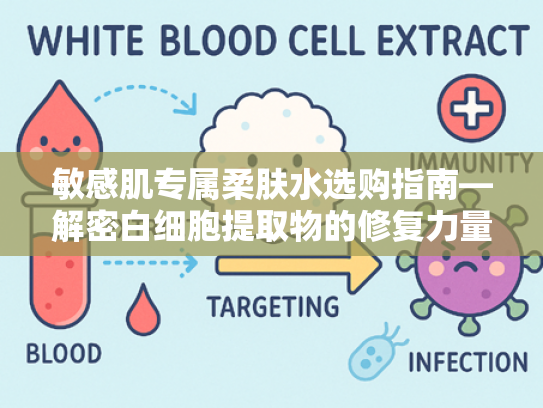 敏感肌专属柔肤水选购指南—解密白细胞提取物的修复力量