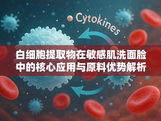 白细胞提取物在敏感肌洗面脸中的核心应用与原料优势解析