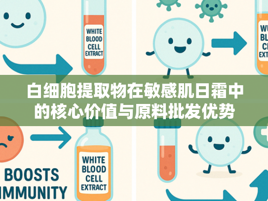 白细胞提取物在敏感肌日霜中的核心价值与原料批发优势