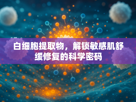 白细胞提取物，解锁敏感肌舒缓修复的科学密码