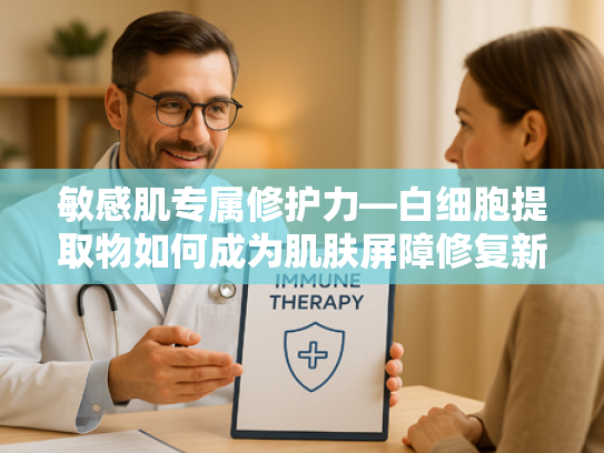 敏感肌专属修护力—白细胞提取物如何成为肌肤屏障修复新宠？