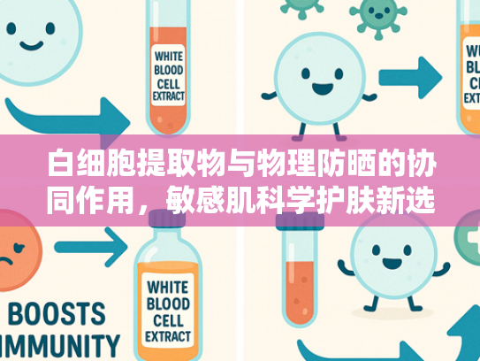 白细胞提取物与物理防晒的协同作用，敏感肌科学护肤新选择