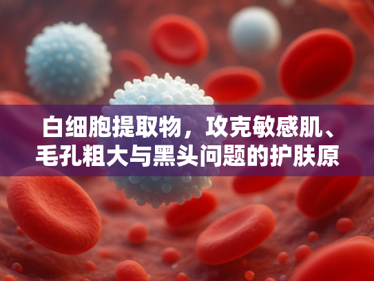 白细胞提取物，攻克敏感肌、毛孔粗大与黑头问题的护肤原料新星