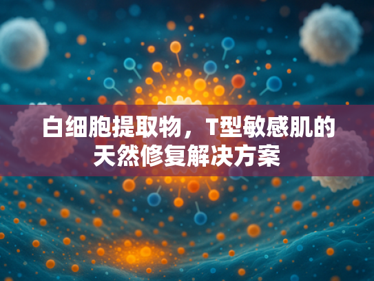 白细胞提取物，T型敏感肌的天然修复解决方案