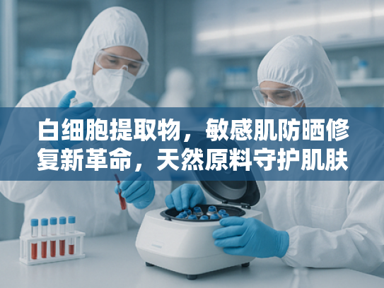 白细胞提取物，敏感肌防晒修复新革命，天然原料守护肌肤健康