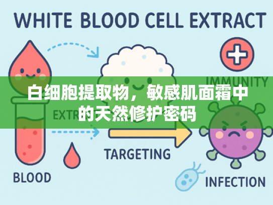 白细胞提取物，敏感肌面霜中的天然修护密码
