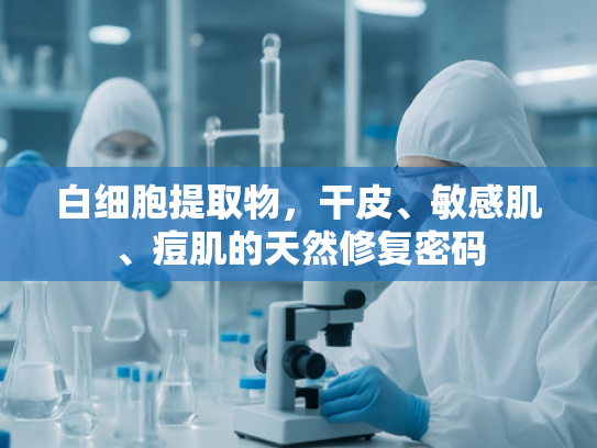 白细胞提取物，干皮、敏感肌、痘肌的天然修复密码