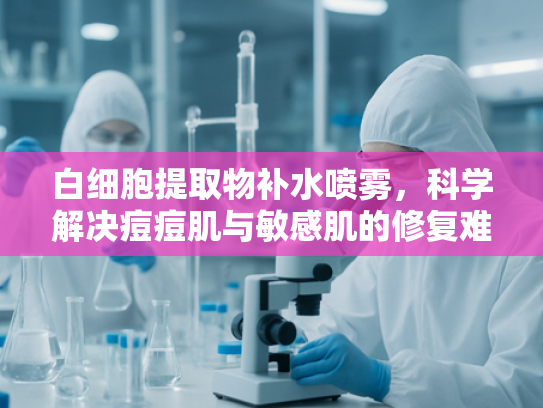 白细胞提取物补水喷雾，科学解决痘痘肌与敏感肌的修复难题