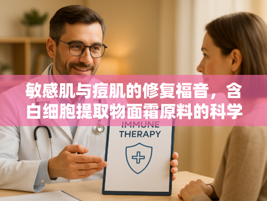 敏感肌与痘肌的修复福音，含白细胞提取物面霜原料的科学解析与选择指南
