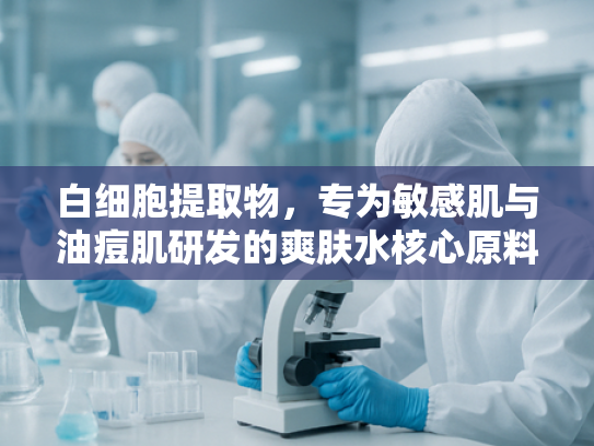 白细胞提取物，专为敏感肌与油痘肌研发的爽肤水核心原料解析