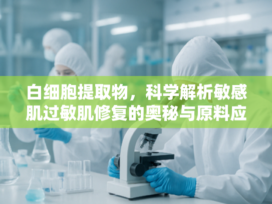 白细胞提取物，科学解析敏感肌过敏肌修复的奥秘与原料应用