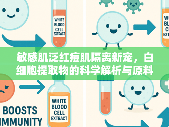 敏感肌泛红痘肌隔离新宠，白细胞提取物的科学解析与原料优势