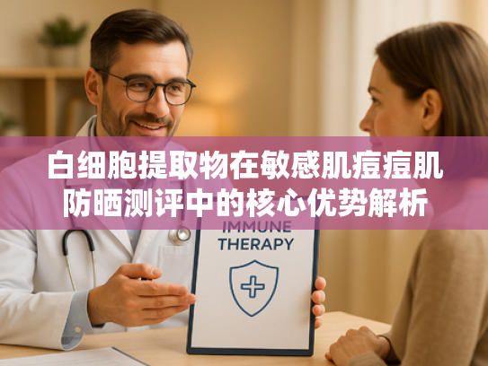 白细胞提取物在敏感肌痘痘肌防晒测评中的核心优势解析
