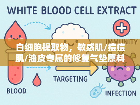白细胞提取物，敏感肌/痘痘肌/油皮专属的修复气垫原料解决方案