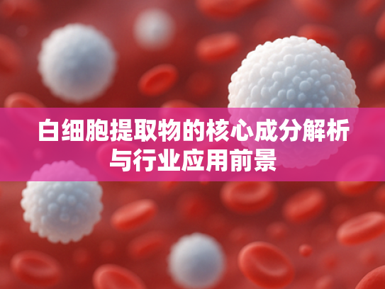 白细胞提取物的核心成分解析与行业应用前景