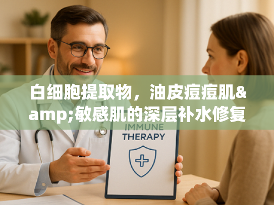 白细胞提取物，油皮痘痘肌&敏感肌的深层补水修复解决方案