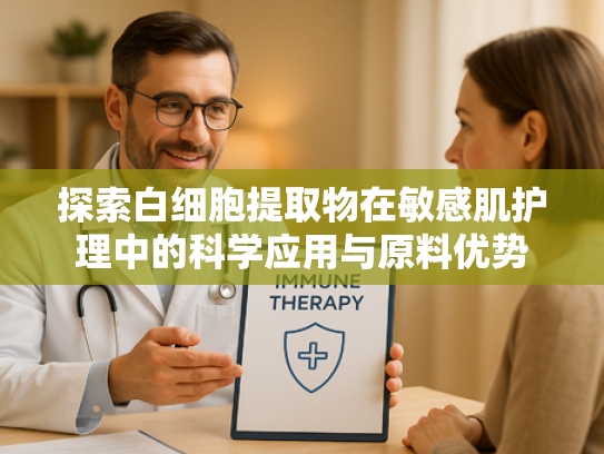 探索白细胞提取物在敏感肌护理中的科学应用与原料优势