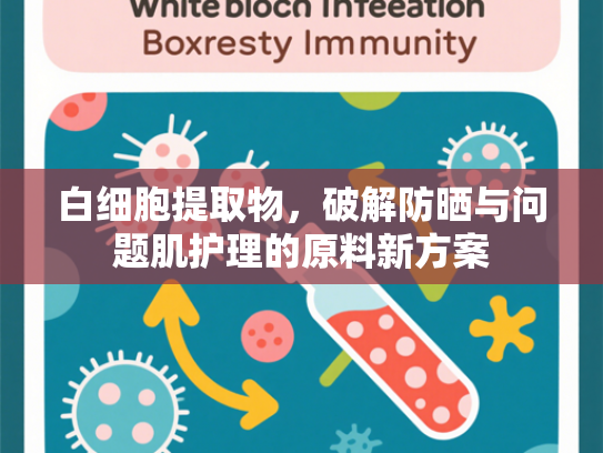 白细胞提取物，破解防晒与问题肌护理的原料新方案