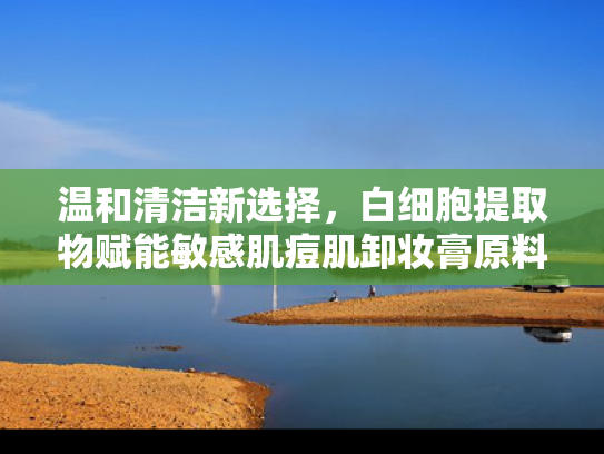 温和清洁新选择，白细胞提取物赋能敏感肌痘肌卸妆膏原料解析