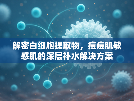 解密白细胞提取物，痘痘肌敏感肌的深层补水解决方案