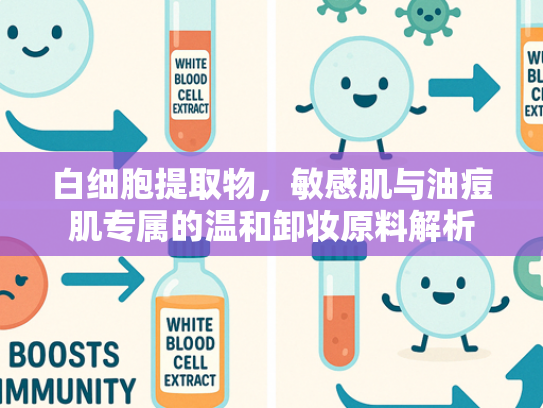 白细胞提取物，敏感肌与油痘肌专属的温和卸妆原料解析