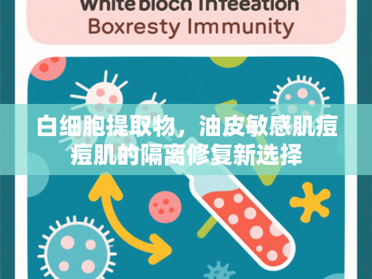 白细胞提取物，油皮敏感肌痘痘肌的隔离修复新选择