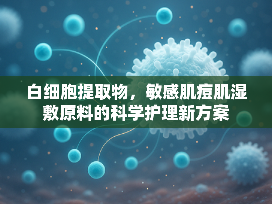 白细胞提取物，敏感肌痘肌湿敷原料的科学护理新方案