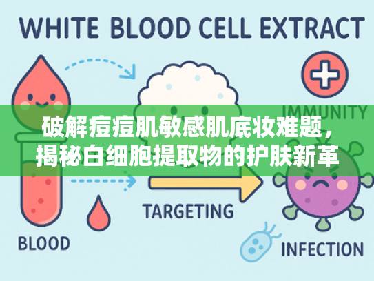 破解痘痘肌敏感肌底妆难题，揭秘白细胞提取物的护肤新革命