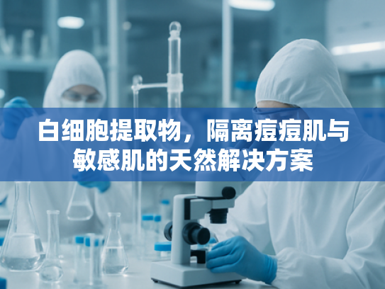 白细胞提取物，隔离痘痘肌与敏感肌的天然解决方案