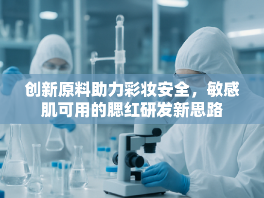 创新原料助力彩妆安全，敏感肌可用的腮红研发新思路