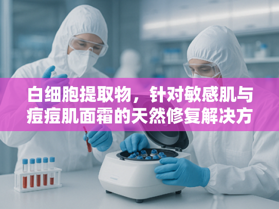 白细胞提取物，针对敏感肌与痘痘肌面霜的天然修复解决方案