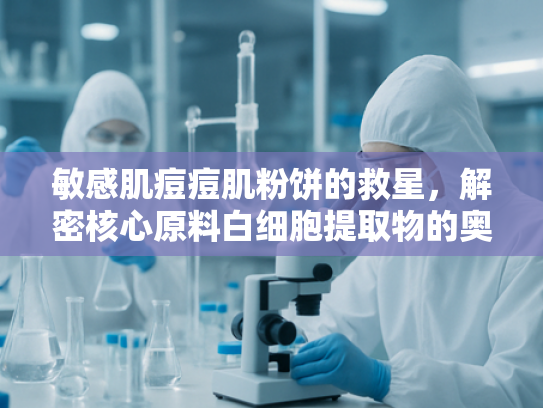 敏感肌痘痘肌粉饼的救星，解密核心原料白细胞提取物的奥秘