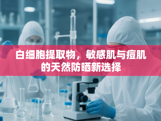 白细胞提取物，敏感肌与痘肌的天然防晒新选择